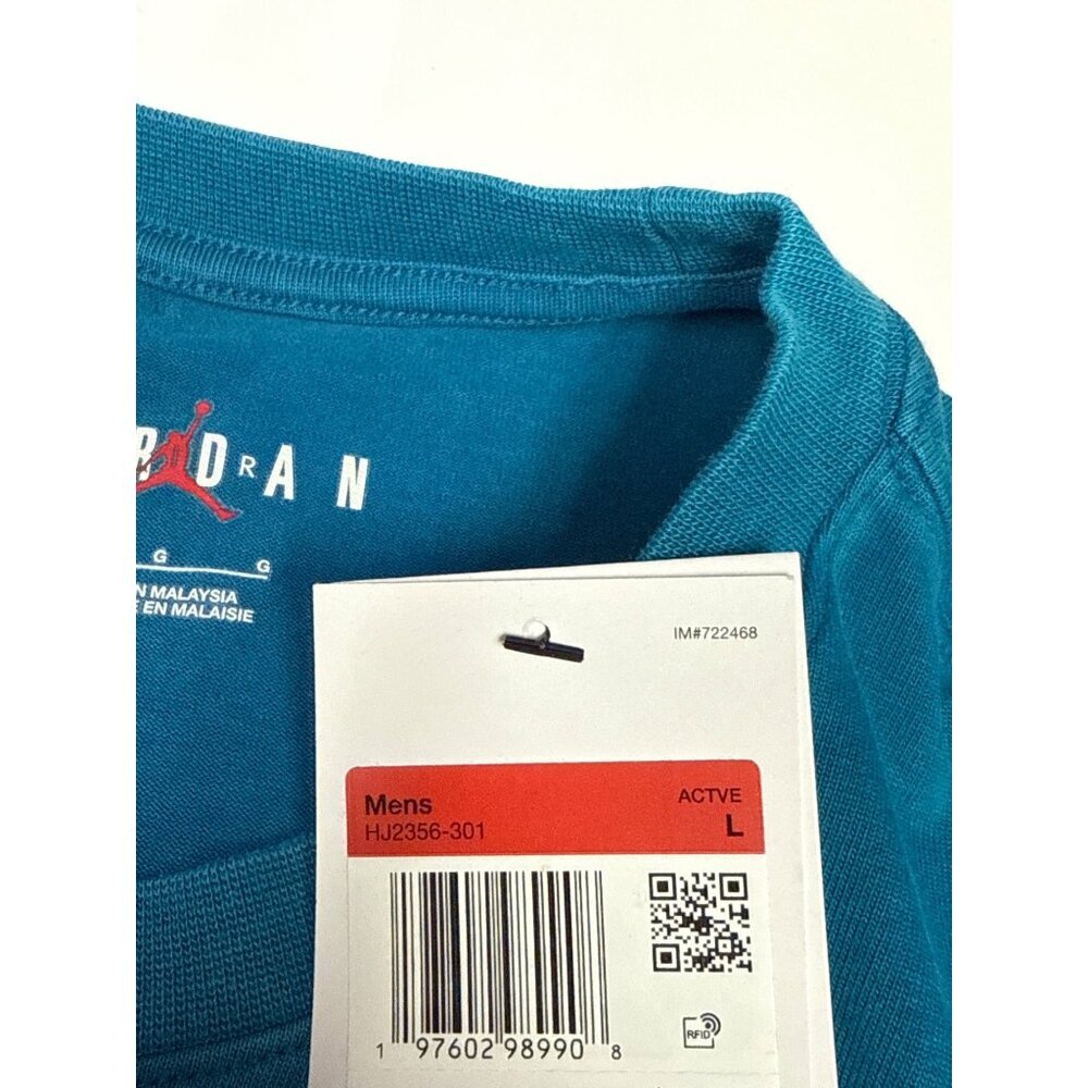 Nike Jordan Reissue Men's Tee Graphic T-Shirt HJ2356-301 Blue Basketball Large - Picture 9 of 11